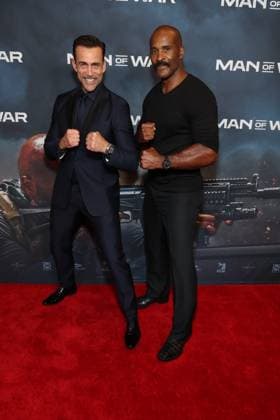 Los Angeles Ca June 30: Lamonica Garrett & Daniel Bernhardt at the Man of War premiere on June 30, 2026 Credit: Admedia USA - ZUMAa123 20260630_zaa_a123_106 Copyright: xAdMediax