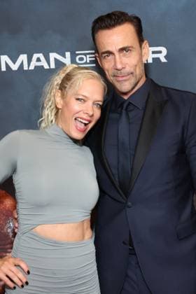 Los Angeles Ca June 30: Nina Bergman & Daniel Bernhardt at the Man of War premiere on June 30, 2026 Credit: Admedia USA - ZUMAa123 20260630_zaa_a123_115 Copyright: xAdMediax