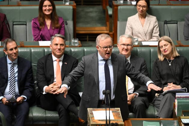 QUESTION TIME, Australian Prime Minister Anthony Albanese speaks during Question Time in the House of Representatives at Parliament House in Canberra, Wednesday, July 1, 2026. ( NO ARCHIVING CANBERRA AUSTRALIAN CAPITAL TERRITORY AUSTRALIA  Copyright: xLUKASxCOCHx 20260701145913779756