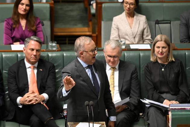 QUESTION TIME, Australian Prime Minister Anthony Albanese speaks during Question Time in the House of Representatives at Parliament House in Canberra, Wednesday, July 1, 2026. ( NO ARCHIVING CANBERRA AUSTRALIAN CAPITAL TERRITORY AUSTRALIA  Copyright: xLUKASxCOCHx 20260701133845710466