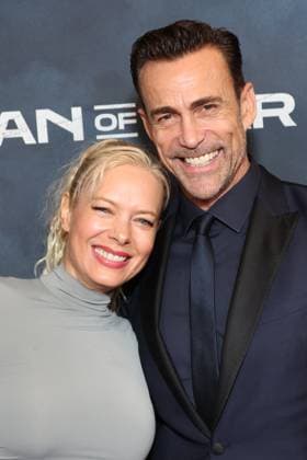 Los Angeles Ca June 30: Nina Bergman & Daniel Bernhardt at the Man of War premiere on June 30, 2026 Copyright: xAdmediax xMediaPunchx