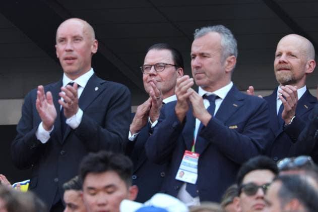 2026 World Cup - Prince Daniel At France v Sweden Prince Daniel of Sweden attends the FIFA World Cup match between France vs Sweden at THe New York New Jersey Stadiun, NJ on June 30, 2026. Photo by Charles Guerin ABACAPRESS.COM New York city NJ United States  Copyright: xGuerinxCharles ABACAx