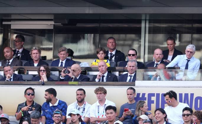 2026 World Cup - Prince Daniel At France v Sweden Prince Daniel of Sweden with Prince Oscar, New York Redbulls soccer player Emil Forsberg, Arsene Wenger attend the FIFA World Cup match between France vs Sweden at THe New York New Jersey Stadiun, NJ on June 30, 2026. Photo by Charles Guerin ABACAPRESS.COM New York city NJ United States  Copyright: xGuerinxCharles ABACAx