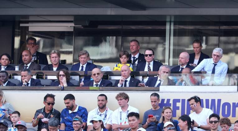 2026 World Cup - Prince Daniel At France v Sweden Prince Daniel of Sweden with Prince Oscar, New York Redbulls soccer player Emil Forsberg, Arsene Wenger attend the FIFA World Cup match between France vs Sweden at THe New York New Jersey Stadiun, NJ on June 30, 2026. Photo by Charles Guerin ABACAPRESS.COM New York city NJ United States  Copyright: xGuerinxCharles ABACAx
