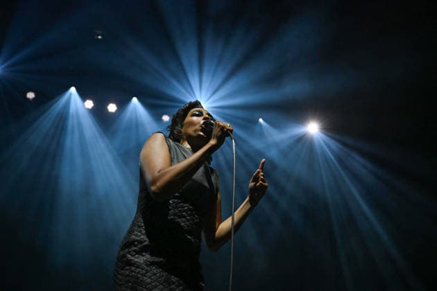 Celeste At The Olympia - Paris Celeste (Celeste Epiphany Waite) performs at the l Olympia in Paris, France on June 30, 2026. Photo by Christophe Meng ABACAPRESS.COM Paris France  Copyright: xMengxChristophe ABACAx