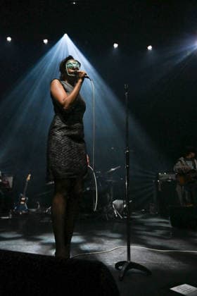 Celeste At The Olympia - Paris Celeste (Celeste Epiphany Waite) performs at the l Olympia in Paris, France on June 30, 2026. Photo by Christophe Meng ABACAPRESS.COM Paris France  Copyright: xMengxChristophe ABACAx