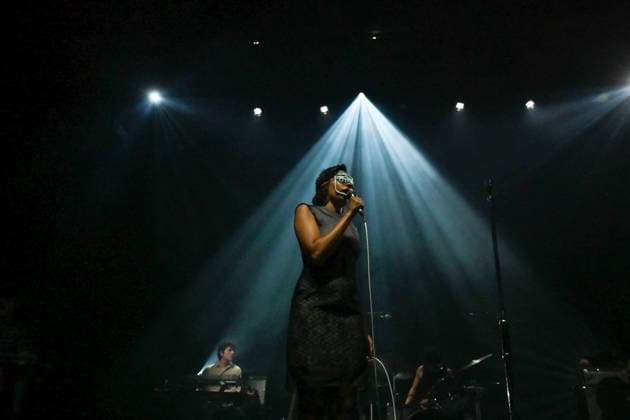 Celeste At The Olympia - Paris Celeste (Celeste Epiphany Waite) performs at the l Olympia in Paris, France on June 30, 2026. Photo by Christophe Meng ABACAPRESS.COM Paris France  Copyright: xMengxChristophe ABACAx