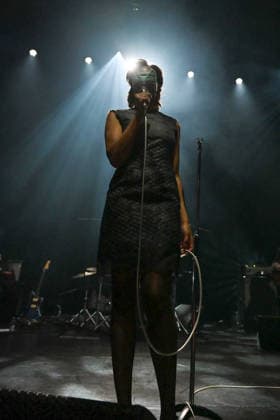 Celeste At The Olympia - Paris Celeste (Celeste Epiphany Waite) performs at the l Olympia in Paris, France on June 30, 2026. Photo by Christophe Meng ABACAPRESS.COM Paris France  Copyright: xMengxChristophe ABACAx