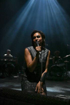 Celeste At The Olympia - Paris Celeste (Celeste Epiphany Waite) performs at the l Olympia in Paris, France on June 30, 2026. Photo by Christophe Meng ABACAPRESS.COM Paris France  Copyright: xMengxChristophe ABACAx