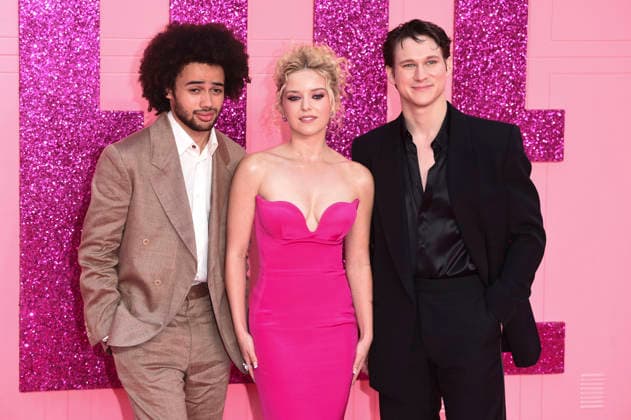 Zac Looker, Lexi Minetree und Jacob Moskovitz bei der Premiere der Amazon Prime Video Serie Elle im Odeon Luxe Leicester Square. London, 30.06.2026 *** Zac Looker, Lexi Minetree, and Jacob Moskovitz at the premiere of the Amazon Prime Video series *Elle* at the Odeon Luxe Leicester Square in London, June 30, 2026 Foto:xS.xVasx xFuturexImagex elle_6827