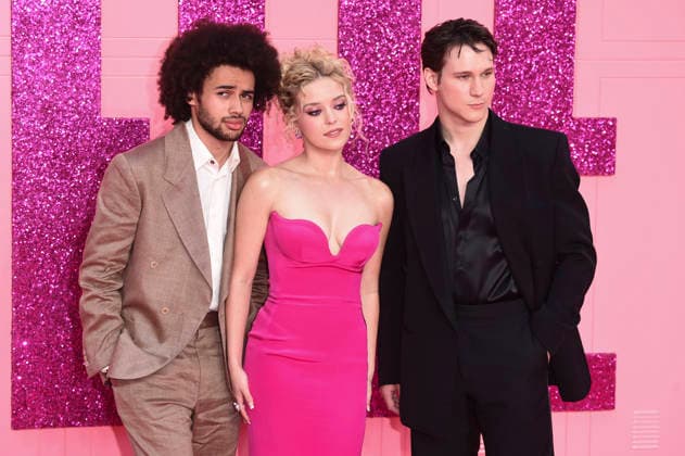 Zac Looker, Lexi Minetree und Jacob Moskovitz bei der Premiere der Amazon Prime Video Serie Elle im Odeon Luxe Leicester Square. London, 30.06.2026 *** Zac Looker, Lexi Minetree, and Jacob Moskovitz at the premiere of the Amazon Prime Video series *Elle* at the Odeon Luxe Leicester Square in London, June 30, 2026 Foto:xS.xVasx xFuturexImagex elle_6829