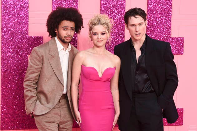 Zac Looker, Lexi Minetree und Jacob Moskovitz bei der Premiere der Amazon Prime Video Serie Elle im Odeon Luxe Leicester Square. London, 30.06.2026 *** Zac Looker, Lexi Minetree, and Jacob Moskovitz at the premiere of the Amazon Prime Video series *Elle* at the Odeon Luxe Leicester Square in London, June 30, 2026 Foto:xS.xVasx xFuturexImagex elle_6830