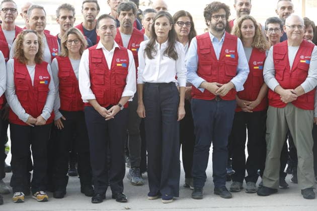 01-07-2026 Queen Letizia during the farewell to the Aecid Emergency Medical Team that will travel to Venezuela to care for those affected by the earthquakes in Venezuela. No Spain Â  Copyright: xPPEx