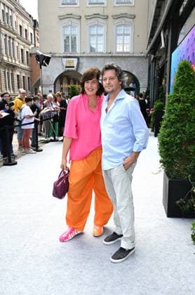 Elena Uhlig, Fritz Karl - ZDF Empfang Get Together Orange Hour in H ugo s Bar anlaesslich Filmfest Muenchen am 30.06.2026 *** Elena Uhlig, Fritz Karl, ZDF Reception, Get Together Orange Hour at Hugo s Bar during the Munich Film Festival on June 30, 2026