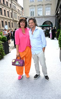 Elena Uhlig, Fritz Karl - ZDF Empfang Get Together Orange Hour in H ugo s Bar anlaesslich Filmfest Muenchen am 30.06.2026 *** Elena Uhlig, Fritz Karl, ZDF Reception, Get Together Orange Hour at Hugo s Bar during the Munich Film Festival on June 30, 2026