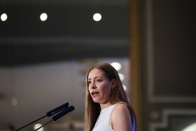 Ester Munoz participates in a breakfast briefing. The PP spokesperson in Congress, Ester Munoz, during a breakfast briefing at the Mandarin Oriental Ritz Hotel on July 1, 2026, in Madrid, Spain. The breakfast was organized by Nueva Economía Fórum. JULY 1, 2026. Alejandro Martínez Vé, Spain  Copyright: xAlejandroxMartinezxVÃ lezx 7634992