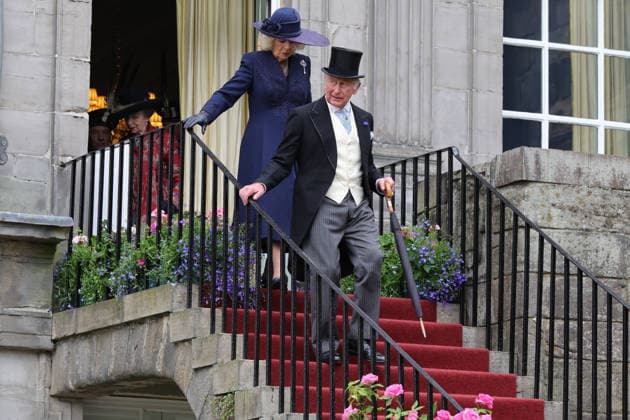 . 30 06 2026. Edinburgh, United Kingdom. King Charles III and Queen Camilla at a Garden Party in the gardens of the Palace of Holyroodhouse in Edinburgh, Scotland, United Kingdom.  xPoolx xi-Imagesx IIM-26875-0025