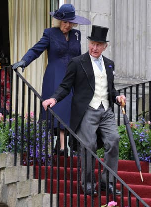. 30 06 2026. Edinburgh, United Kingdom. King Charles III and Queen Camilla at a Garden Party in the gardens of the Palace of Holyroodhouse in Edinburgh, Scotland, United Kingdom.  xPoolx xi-Imagesx IIM-26875-0033