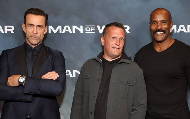 Los Angeles Premiere of Man of War held at The Culver Theater in Culver City Featuring: Daniel Bernhardt, William Kaufman, Lamonica Garrett Where: Los Angeles, California, United States When: 30 Jun 2026 Credit: Faye s Vision Cover Images EDITORIAL USE ONLY. NOT FOR USE BY NEWSPAPERS BASED IN THE UK. Copyright: xx coverimg55821391