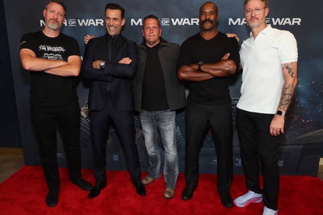 Los Angeles Premiere of Man of War held at The Culver Theater in Culver City Featuring: Andrew Lewis, Daniel Bernhardt, William Kaufman, Lamonica Garrett, Isaac Lewis Where: Los Angeles, California, United States When: 30 Jun 2026 Credit: Faye s Vision Cover Images EDITORIAL USE ONLY. NOT FOR USE BY NEWSPAPERS BASED IN THE UK. Copyright: xx coverimg55821393