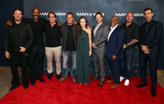 Los Angeles Premiere of Man of War held at The Culver Theater in Culver City Featuring: Linds Edwards, Lamonica Garrett, Jason Patric, William Kaufman, Rosmary Yaneva, Danny Hogan, Orease Bowers, Greg Burridge, Daniel Bernhardt Where: Los Angeles, California, United States When: 30 Jun 2026 Credit: Faye s Vision Cover Images EDITORIAL USE ONLY. NOT FOR USE BY NEWSPAPERS BASED IN THE UK. Copyright: xx coverimg55821408