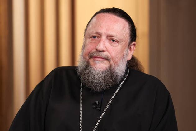 RUSSIA, MOSCOW - JULY 1, 2026: Bishop emeritus Gedeon (Kharon) of the Ukrainian Orthodox Church of the Moscow Patriarchate, gives an interview to the TASS Russian News Agency. Alisa Makarova TASS  94535987