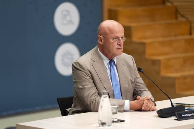 THE HAGUE Ferd Grapperhaus during the public hearings of the parliamentary inquiry committee into the coronavirus policy. During the coronavirus pandemic, Grapperhaus served as Minister of Justice and Security until January 10, 2022. JEROEN JUMELET ANP netherlands out - belgium out  Copyright: xx x562520170x originalFilename: 562520170.jpg