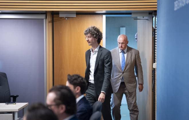 THE HAGUE Ferd Grapperhaus during the public hearings of the parliamentary inquiry committee into the coronavirus policy. During the coronavirus pandemic, Grapperhaus served as Minister of Justice and Security until January 10, 2022. JEROEN JUMELET ANP netherlands out - belgium out  Copyright: xx x562520183x originalFilename: 562520183.jpg