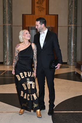CANBERRA MIDWINTER BALL, Labor member for Macnamara Josh Burns and his wife Georgie Purcell arrive for the 2026 Midwinter Ball at Parliament House, in Canberra, Wednesday, July 1, 2026. ( NO ARCHIVING CANBERRA AUSTRALIAN CAPITAL TERRITORY AUSTRALIA  Copyright: xLUKASxCOCHx 20260701114294317501