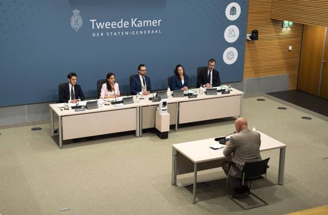 THE HAGUE Ferd Grapperhaus during the public hearings of the parliamentary inquiry committee into the coronavirus policy. During the coronavirus pandemic, Grapperhaus served as Minister of Justice and Security until January 10, 2022. JEROEN JUMELET ANP netherlands out - belgium out  Copyright: xx x562520815x originalFilename: 562520815.jpg
