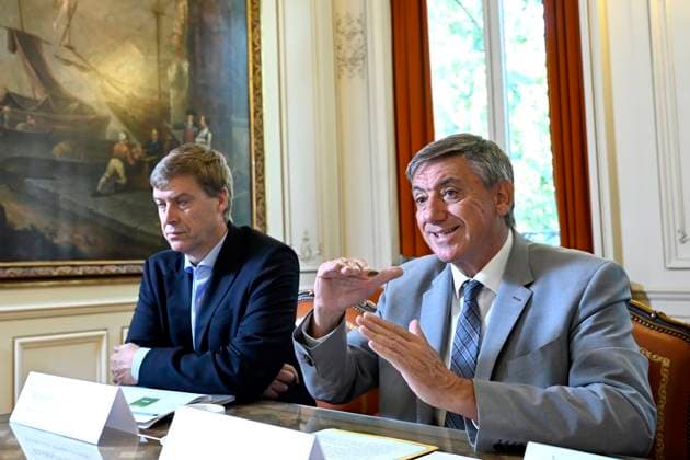 Presentation of the 2025 Annual Report on Federal Government Debt BRUSSELS, BELGIUM - JULY 01 : Presentation of the 2025 Annual Report on Federal Government Debt in the presence of Jan Jambon (Minister for Finance and Pensions (N-VA)) & Alexandre De Geest (Chairman of the Strategic Committee) on July 1, 2026 in Brussels, Belgium, 01 07 2026 Brussels Belgium  Copyright: xDidierxLebrunx