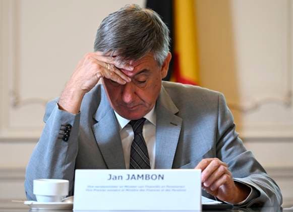 Presentation of the 2025 Annual Report on Federal Government Debt BRUSSELS, BELGIUM - JULY 01 : Presentation of the 2025 Annual Report on Federal Government Debt in the presence of Jan Jambon (Minister for Finance and Pensions (N-VA)) on July 1, 2026 in Brussels, Belgium, 01 07 2026 Brussels Belgium  Copyright: xDidierxLebrunx