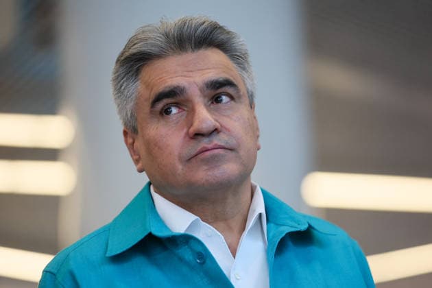 01.07.2026. Russia. Moscow. Alexey Nechaev, Chairman of the New People political party, before the start of the New People Party congress in honor of the start of the election campaign in the Lomonosov cluster. Alexey Belkin NEWS.ru BelkinxAlexey