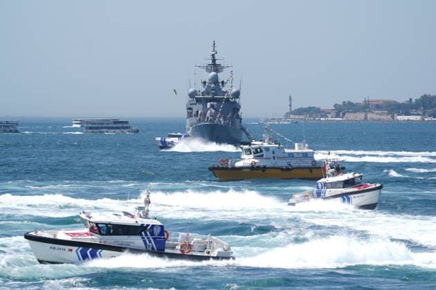 100th anniversary of Maritime and Cabotage Day in Istanbul ISTANBUL, TURKIYE - JULY 1: The 100th anniversary of Maritime and Cabotage Day is celebrated with various events in Istanbul, Turkiye, on July 1, 2026. Beyza Comert Anadolu Istanbul Turkey. Editorial use only. Please get in touch for any other usage.  Copyright: x2026xAnadoluxBeyzaxComertx
