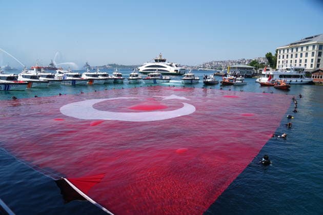 100th anniversary of Maritime and Cabotage Day in Istanbul ISTANBUL, TURKIYE - JULY 1: The 100th anniversary of Maritime and Cabotage Day is celebrated with various events in Istanbul, Turkiye, on July 1, 2026. Beyza Comert Anadolu Istanbul Turkey. Editorial use only. Please get in touch for any other usage.  Copyright: x2026xAnadoluxBeyzaxComertx