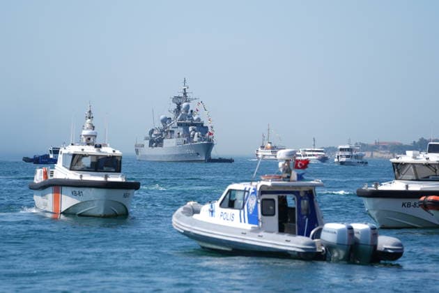 100th anniversary of Maritime and Cabotage Day in Istanbul ISTANBUL, TURKIYE - JULY 1: The 100th anniversary of Maritime and Cabotage Day is celebrated with various events in Istanbul, Turkiye, on July 1, 2026. Beyza Comert Anadolu Istanbul Turkey. Editorial use only. Please get in touch for any other usage.  Copyright: x2026xAnadoluxBeyzaxComertx