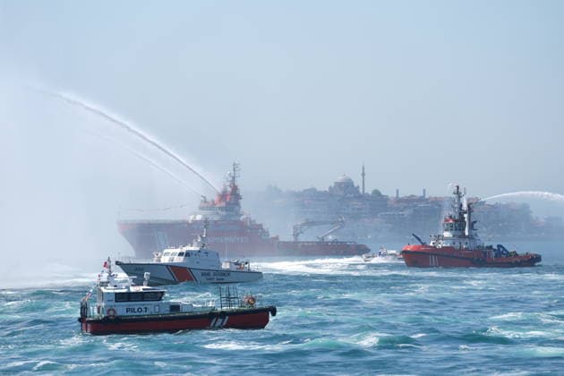 100th anniversary of Maritime and Cabotage Day in Istanbul ISTANBUL, TURKIYE - JULY 1: The 100th anniversary of Maritime and Cabotage Day is celebrated with various events in Istanbul, Turkiye, on July 1, 2026. Beyza Comert Anadolu Istanbul Turkey. Editorial use only. Please get in touch for any other usage.  Copyright: x2026xAnadoluxBeyzaxComertx