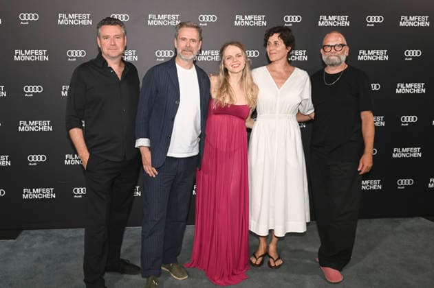 Matthias Matschke, Magnus Vattrodt, Lili Epply, Nina Kunzendorf und Wolfgang Fischer bei der Premiere des ZDF und Arte Films Die kleinen und die großen Lügen auf dem 43. Filmfest München 2026 im Astor Film Lounge im Arri. München, 30.06.2026 *** Matthias Matschke, Magnus Vattrodt, Lili Epply, Nina Kunzendorf, and Wolfgang Fischer at the premiere of the ZDF and Arte film *Die kleinen und die großen Lügen* at the 43rd Munich Film Festival 2026 in the Astor Film Lounge at Arri Munich, June 30, 2026 Foto:xS.xReaghx xFuturexImagex luegen_6601