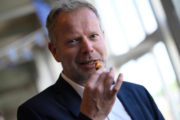 Bel Mer Mussels Presentation NIEUWPOORT, BELGIUM - JULY 01: Stefan Goethaert, CEO Colruyt Group pictured during the press presentation of the Bel Mer mussels from Colruyt s marine farm on July 01, 2026 in Nieuwpoort, Belgium, 01 07 2026 Nieuwpoort Belgium  Copyright: xPhilipxReynaersx