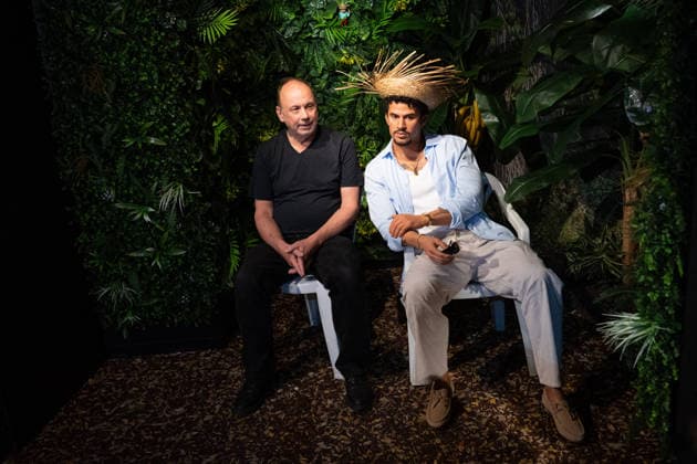 Bad Bunny at the Musee Grevin - Paris AJ Sculptor Claus Velte poses next to the wax effigy of Puerto Rican singer Bad Bunny during its unveiling at the Musee Grevin in Paris, France on July 1, 2026. Photo by Alexis Jumeau ABACAPRESS.COM Paris France  Copyright: xJumeauxAlexis ABACAx