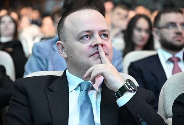 Russia New People Party Congress 9198381 01.07.2026 Russian State Duma Deputy Speaker - First Deputy Head of the New People Party faction Vladislav Davankov attends the 6th congress of the New People Party ahead of the State Duma elections at the TAU concert hall in Moscow, Russia. Kristina Solovyova Sputnik Moscow Russia  Copyright: xKristinaxSolovyovax