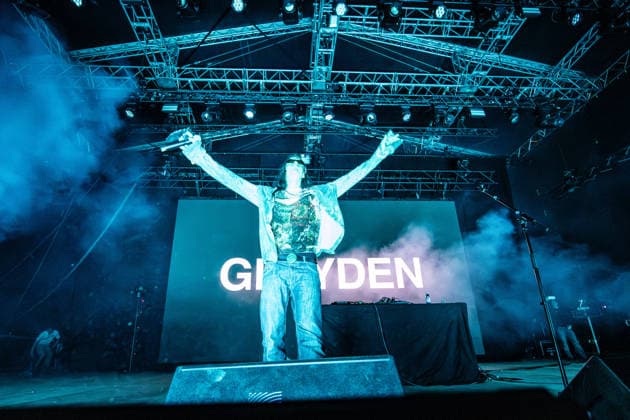 Glayden live at Roskilde Festival 2026 Roskilde, Denmark. 30th, June 2026. The Finnish music producer, DJ and singer Glayden performs a live concert during the Danish music festival Roskilde Festival 2026 in Roskilde. Denmark, Roskilde  Copyright: xGonzalesxPhoto ErlingxBrodersenx