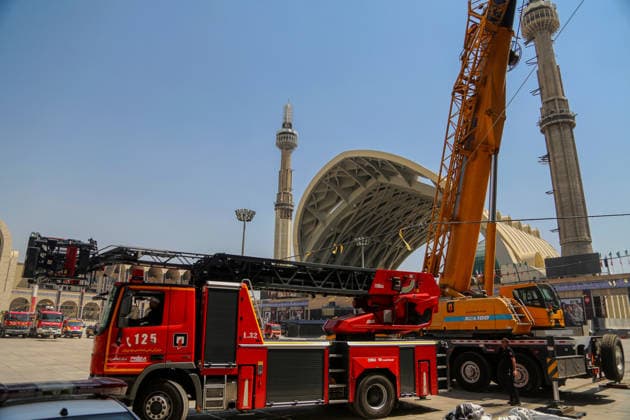 Preparations underway in Iran for Ali Khamenei s funeral IRAN, TEHRAN - JULY 1: (RESTRICTIONS: NO Access Israel Media Persian Language TV Stations Outside Iran Strictly No Access BBC Persian VOA Persian Manoto TV Iran International TV) Cooling systems are being installed in the courtyard of the Imam Khomeini Musalla Mosque to help mourners cope with the heat, while construction vehicles and cranes remain on site as preparations continue for the funeral of former Iranian leader Ali Khamenei in Tehran, Iran, on July 1, 2026. A large platform has been erected in the courtyard where the coffins of Khamenei and those killed in the same attack will be placed. Fatemeh Bahrami Anadolu Tehran Iran. Editorial use only. Please get in touch for any o  Copyright: x2026xAnadoluxFatemehxBahramix