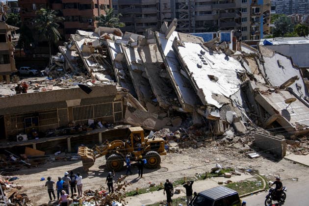 Rescue operations underway after building collapses in Venezuela LA GUAIRA STATE, VENEZUELA- JULY 1: A view of collapsed buildings in the Playa Grande area of La Guaira State, Venezuela, on July 1, 2026, following severe devastation in the region. The Playa Grande area was among the hardest-hit locations, where dozens of buildings collapsed. Search and rescue operations continued as teams worked to locate possible survivors beneath the rubble. Diko Betancourt Anadolu La Guaira State Venezuela. Editorial use only. Please get in touch for any other usage.  Copyright: x2026xAnadoluxDikoxBetancourtx