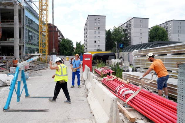 IPA86275082 - Milan, July 1, 2026: Press conference and site visit to assess the progress of construction on the Beic Library (European Library of Information and Culture)  Copyright: xDuilioxPiaggesix xDuilioxPiaggesix 86275082