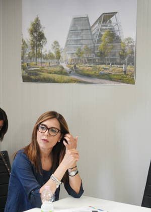 IPA86275197 - Milan, July 1, 2026: Press conference and site visit to assess the progress of construction on the Beic Library (European Library of Information and Culture) with Maria Dinatolo  Copyright: xDuilioxPiaggesix xDuilioxPiaggesix 86275197