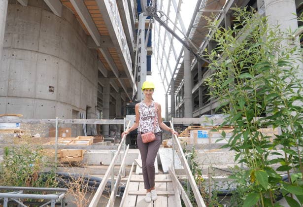 IPA86275062 - Milan, July 1, 2026: Press conference and site visit to assess the progress of construction on the Beic Library (European Library of Information and Culture) with Marenza Galullo  Copyright: xDuilioxPiaggesix xDuilioxPiaggesix 86275062