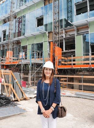 IPA86275157 - Milan, July 1, 2026: Press conference and site visit to assess the progress of construction on the BEIC Library (European Library of Information and Culture) with Maria Dinatolo  Copyright: xDuilioxPiaggesix xDuilioxPiaggesix 86275157