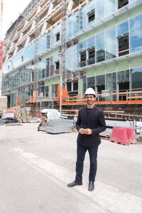 IPA86275173 - Milan, July 1, 2026: Press conference and site visit to assess the progress of construction on the BEIC Library (European Library of Information and Culture) with Tommaso Sacchi  Copyright: xDuilioxPiaggesix xDuilioxPiaggesix 86275173