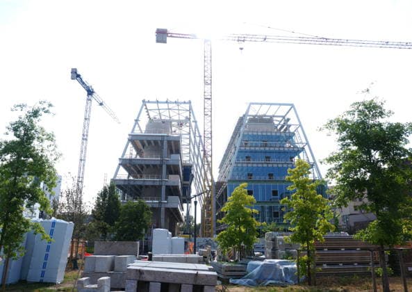 IPA86275191 - Milan, July 1, 2026: Press conference and site visit to assess the progress of construction on the Beic Library (European Library of Information and Culture)  Copyright: xDuilioxPiaggesix xDuilioxPiaggesix 86275191